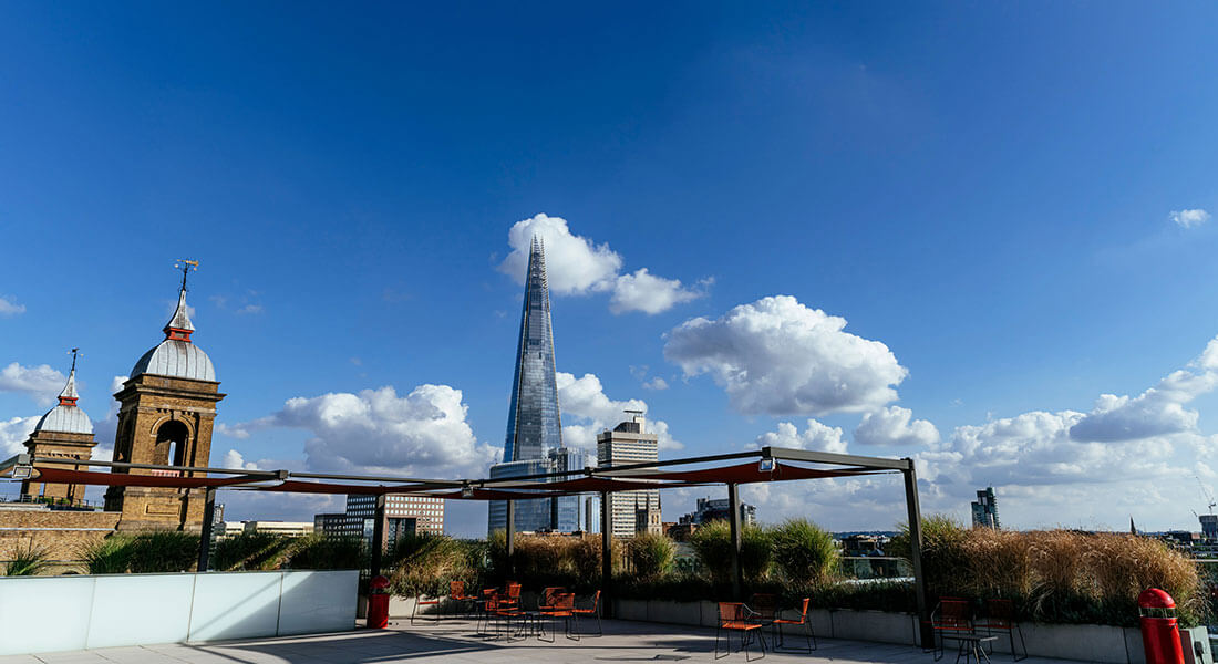 haysmacintyre rooftop with the Shard in the back